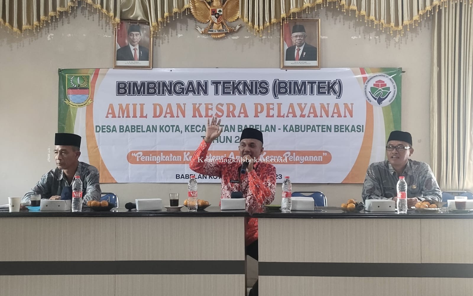 Bimtek Layanan Nikah dan Pemulasaraan Jenazah Bagi Amil Dan Kesra Desa Babelan Kota